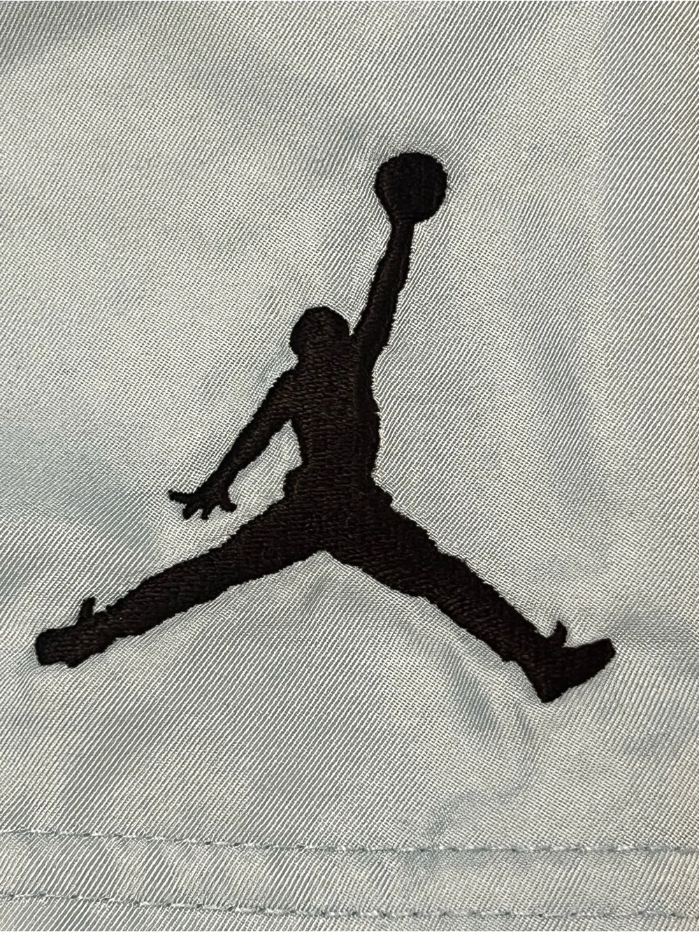 Jordan Light Blue Boys Athletic Shorts with Black Drawstring